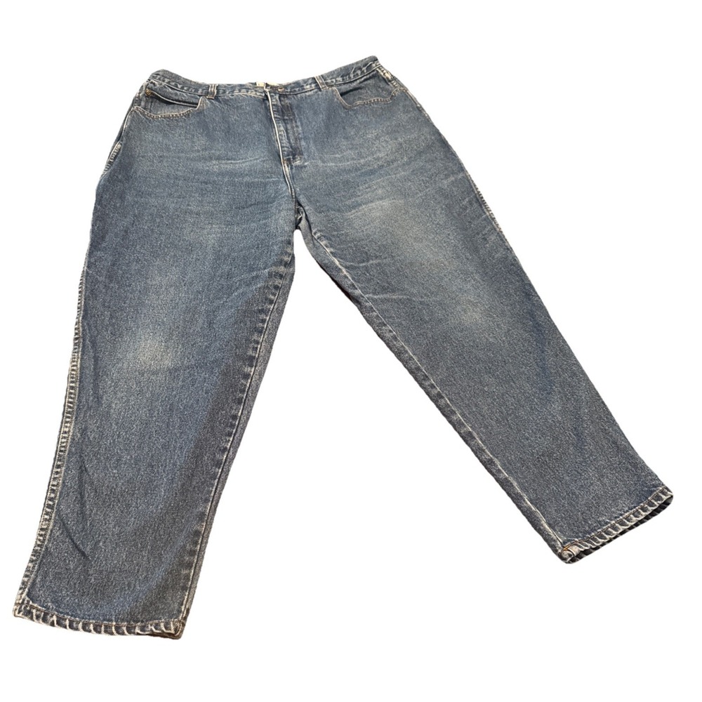 Vintage L.A. Blues Women's Relaxed‎ Jeans 22 Petite — Made in Hong Kong Cotton